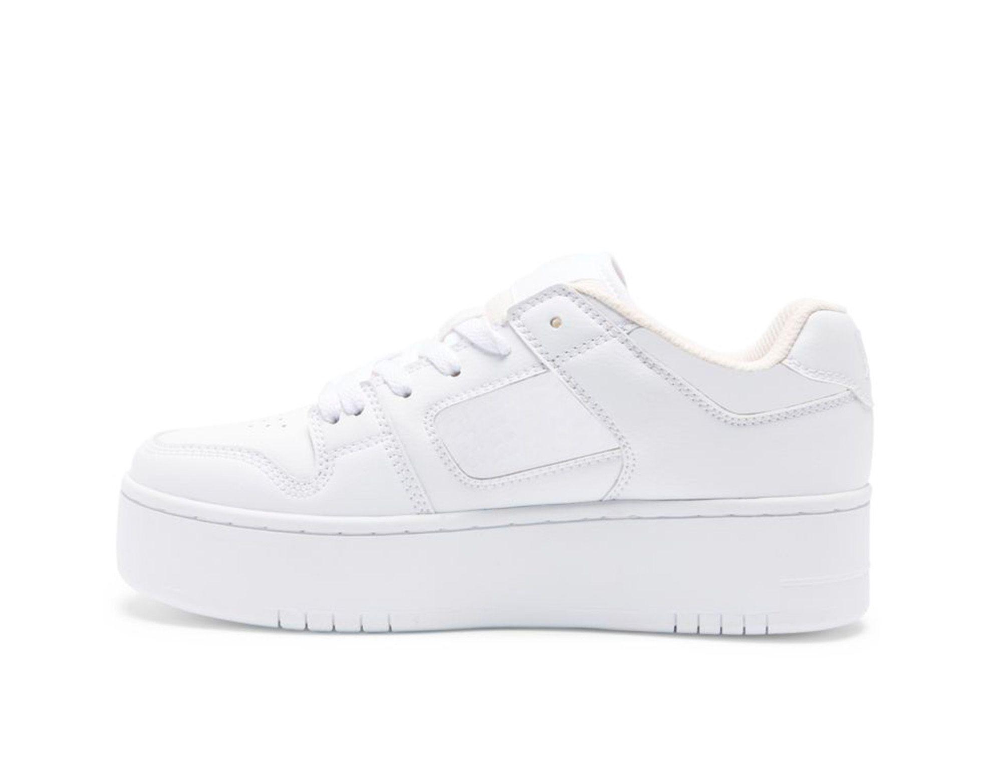 Zapatilla Dc Manteca 4 Plataforma Mujer Blanco-2