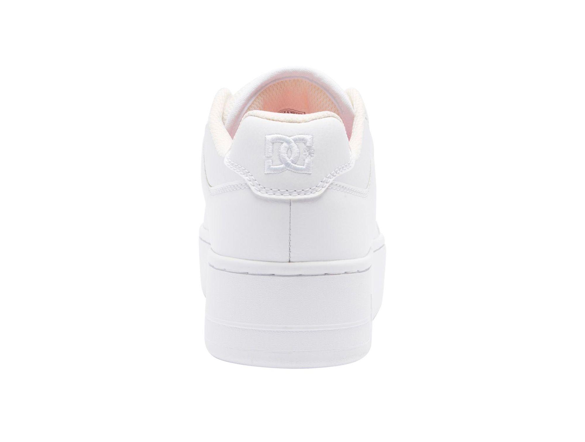 Zapatilla Dc Manteca 4 Plataforma Mujer Blanco-5