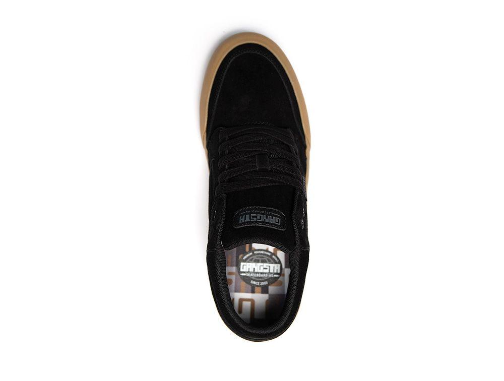 Zapatilla Gangsta Wallride Mid Hombre Negro-4