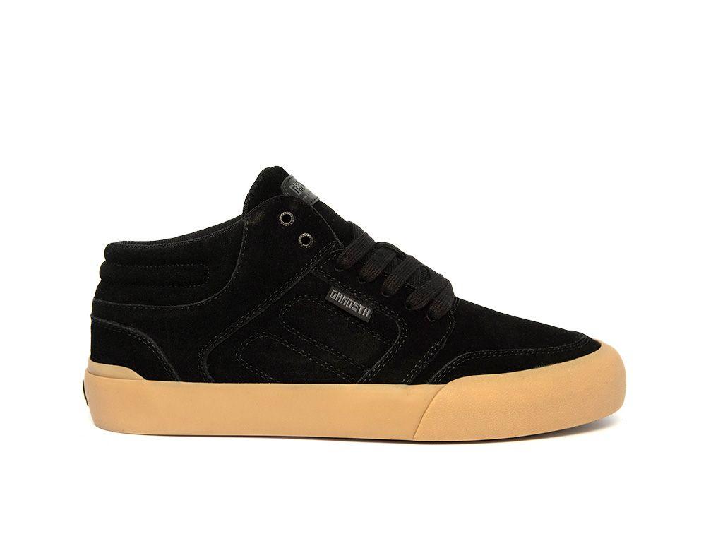 Zapatilla Gangsta Wallride Mid Hombre Negro-0