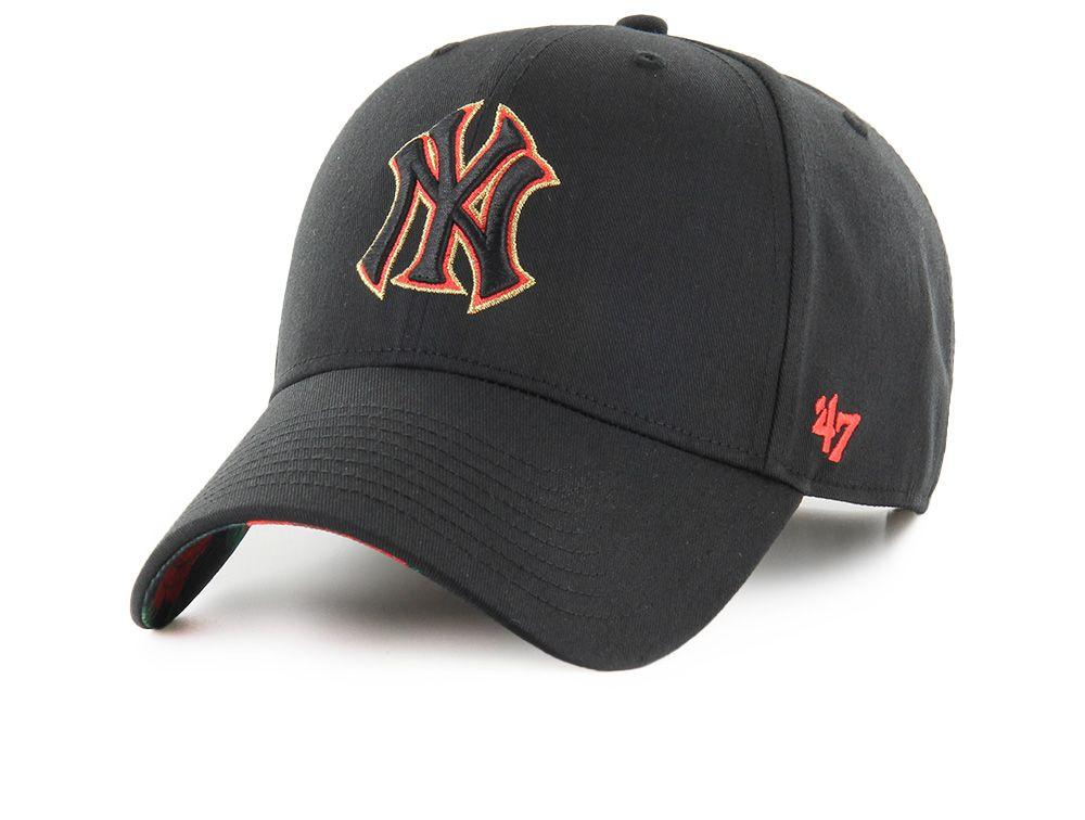 Jockey 47 Mlb New York Yankees Rose Unisex Negro-0
