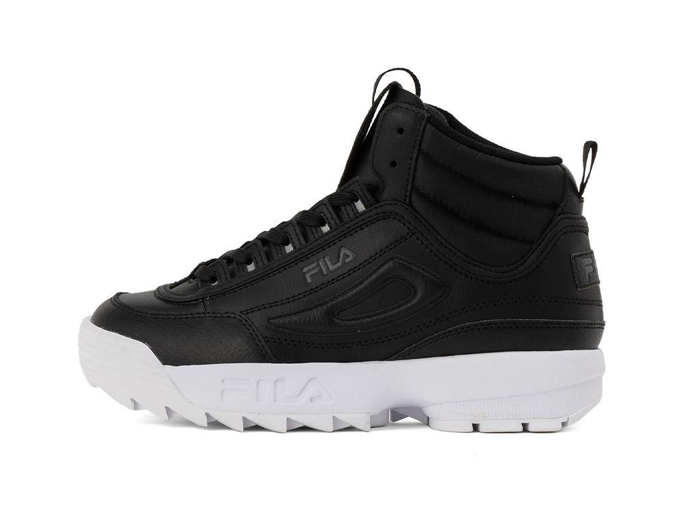 Zapatilla Fila Disruptor II Mid Mujer Negro-1
