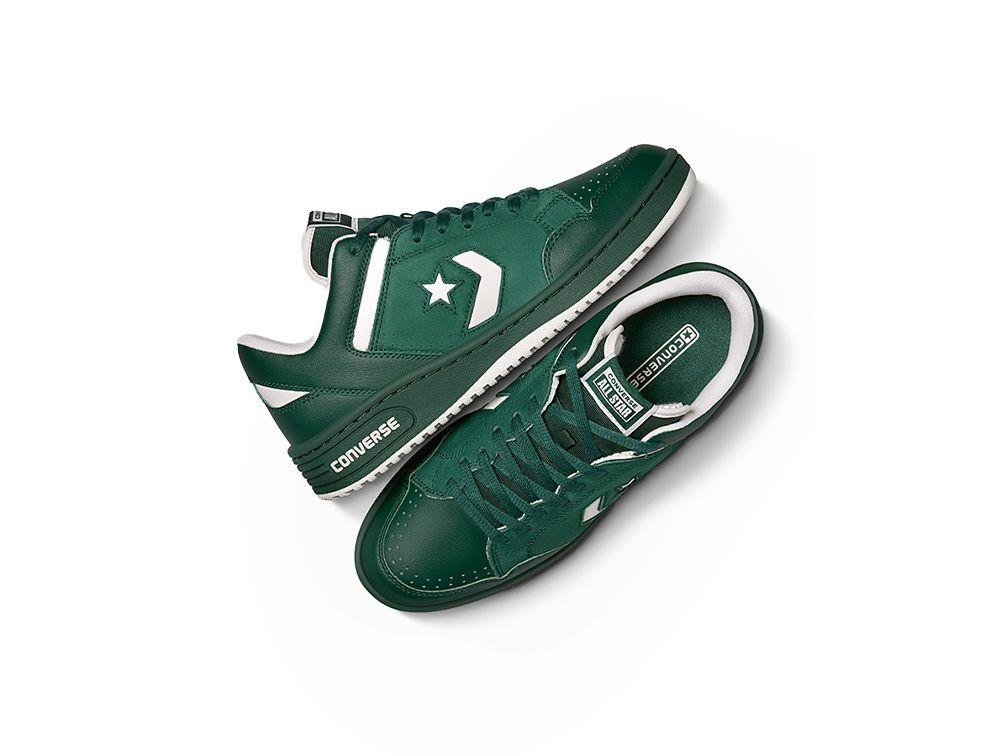 Zapatilla Converse Weapon Hombre Verde - Blanco-3