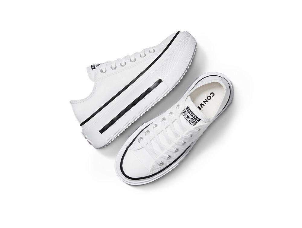 Zapatilla Mujer Converse Chuck Taylor Double Stack Blanco-3