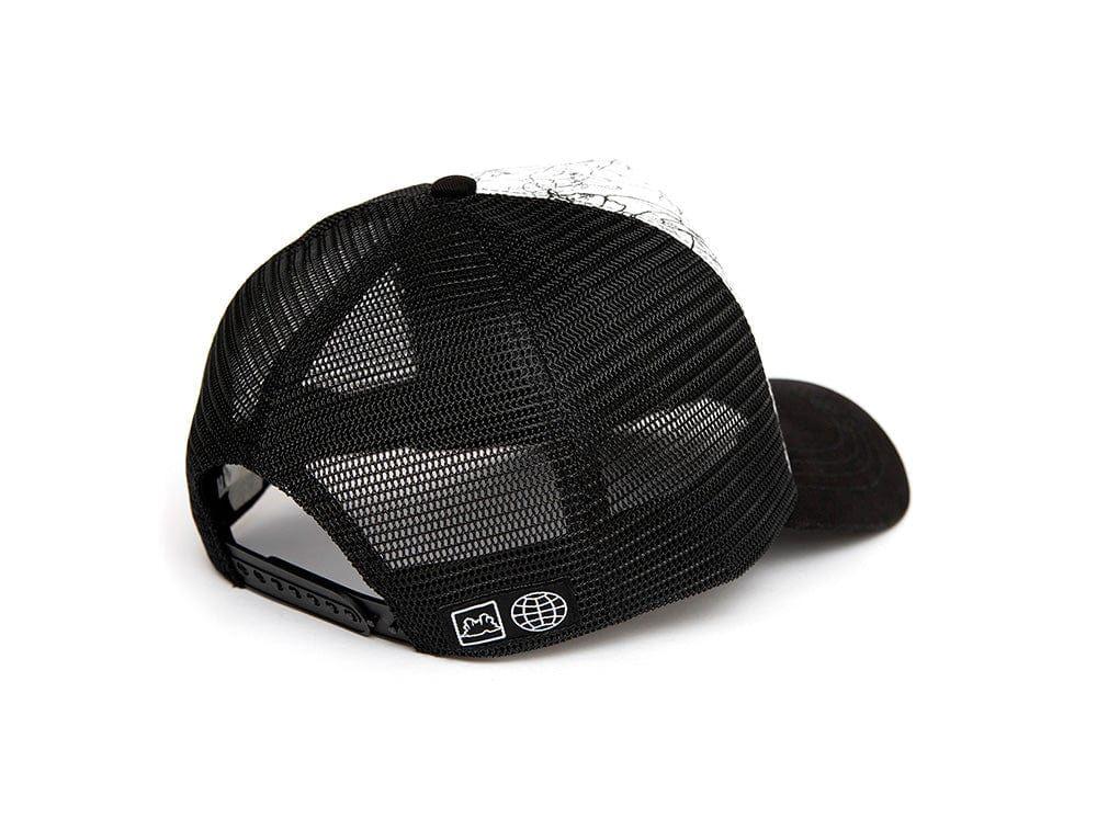 Gorro Unisex Gangsta Silouete Blanco-1