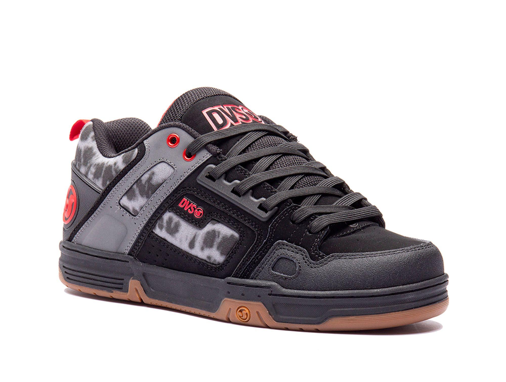 Zapatilla Dvs Comanche Hombre Negro/Gris-0