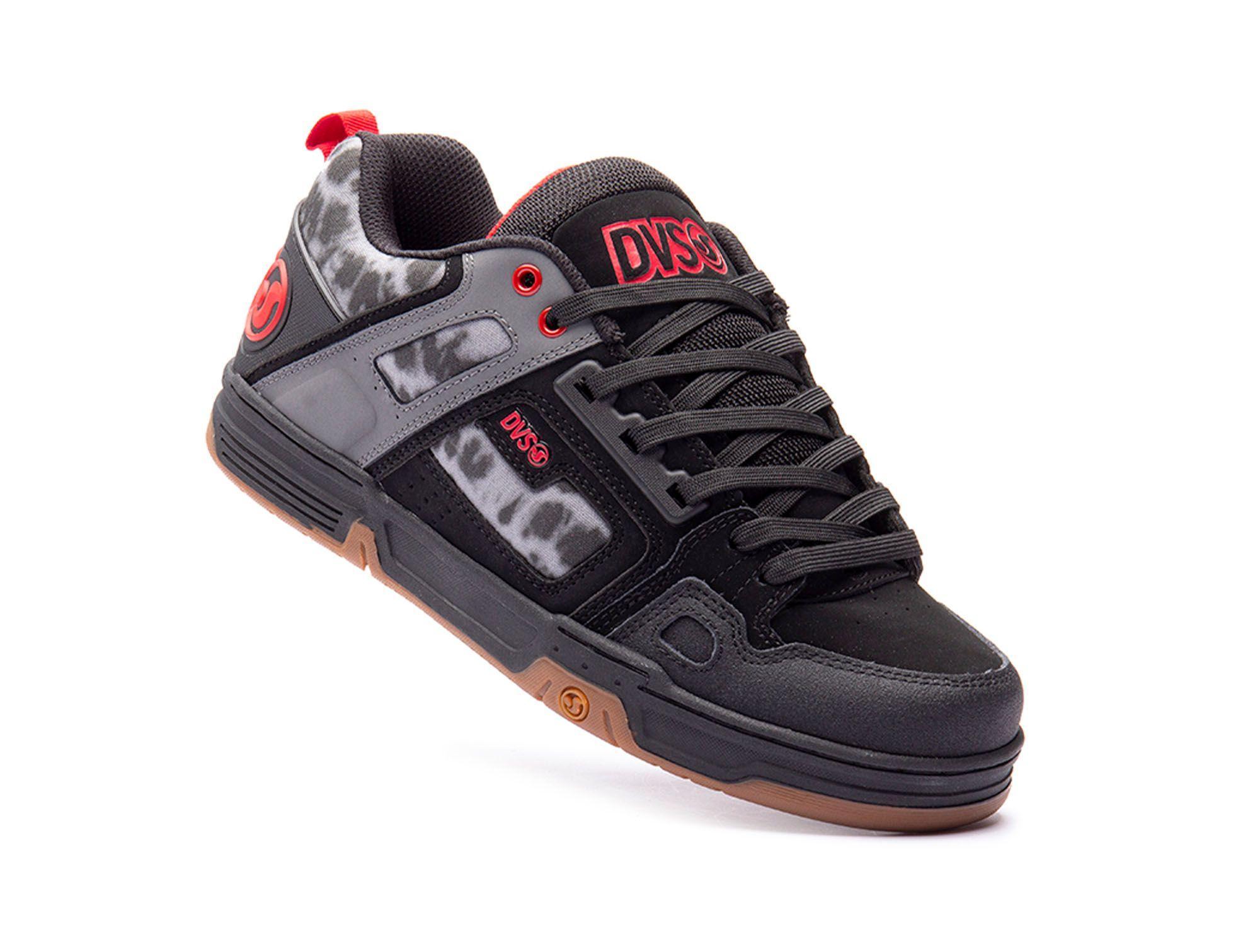 Zapatilla Dvs Comanche Hombre Negro/Gris-1
