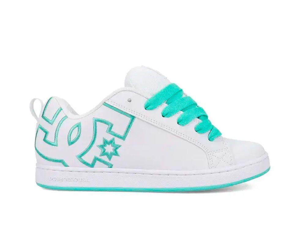 Zapatilla Mujer Dc Court Graffik Blanco-0