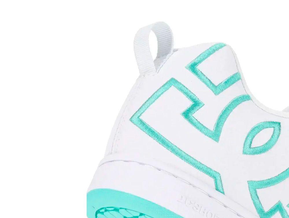 Zapatilla Mujer Dc Court Graffik Blanco-2
