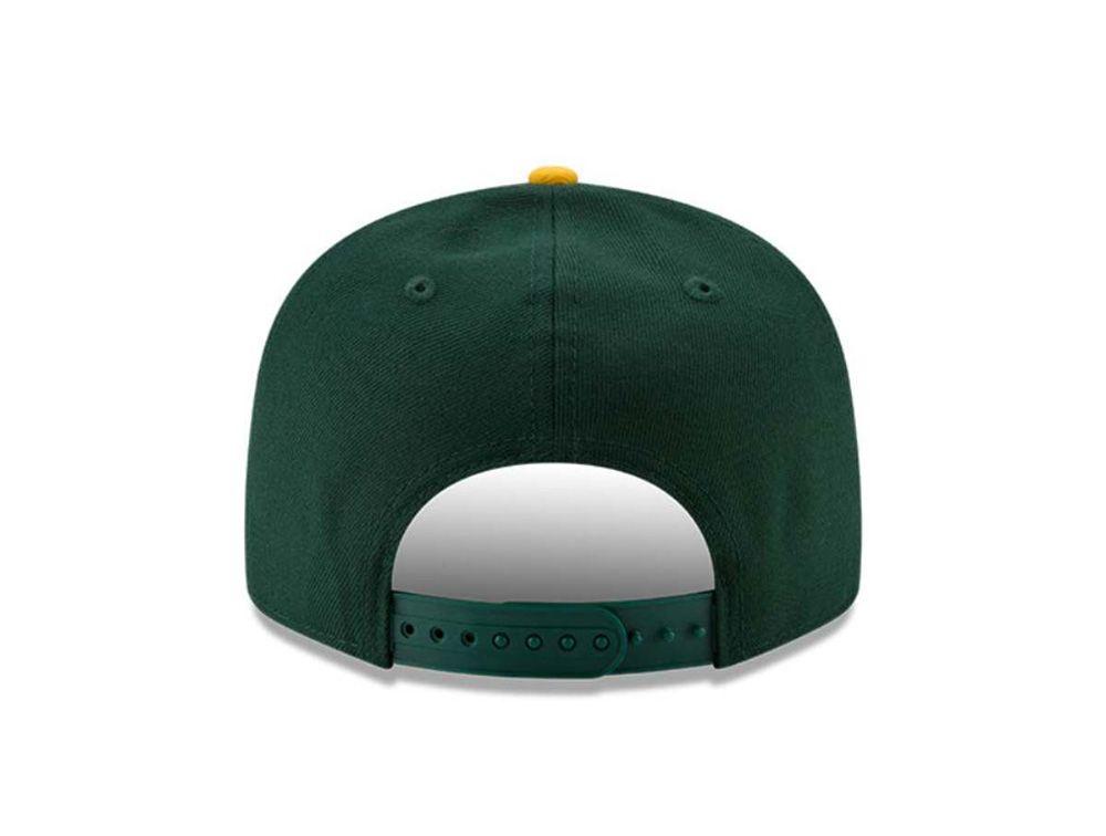 Jockey New Era Mlb 950 Oakland Athletics Unisex Verde-Amarillo-3