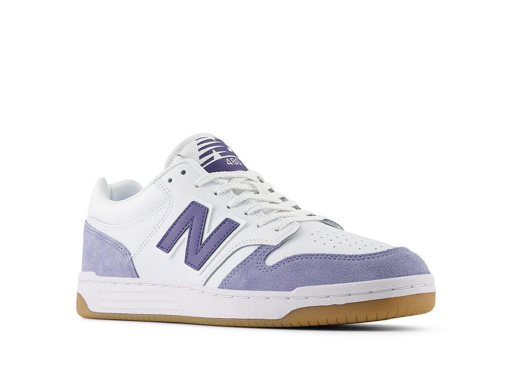 Zapatilla Hombre New Balance 480 Blanco-Morado-3
