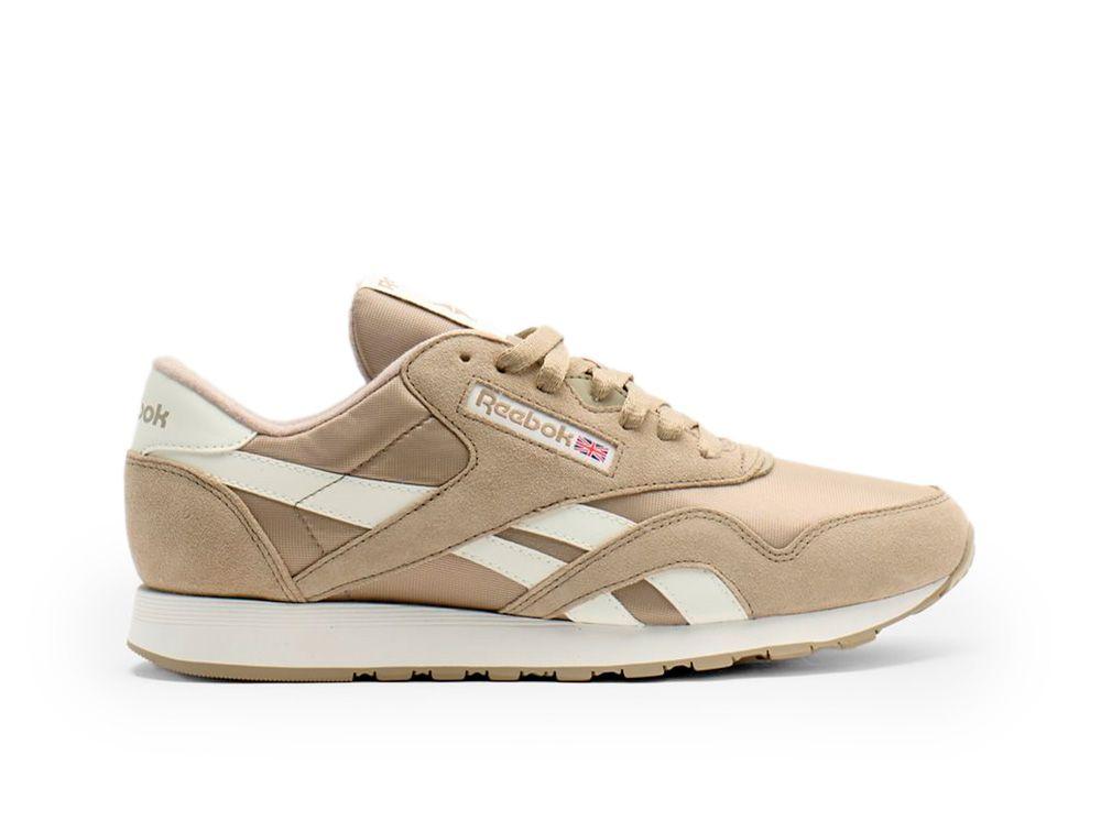 Zapatilla Reebok Classic Nylon Hombre Gris - Blanco-0