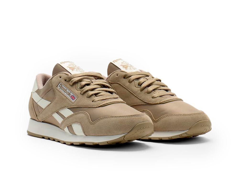 Zapatilla Reebok Classic Nylon Hombre Gris - Blanco-2