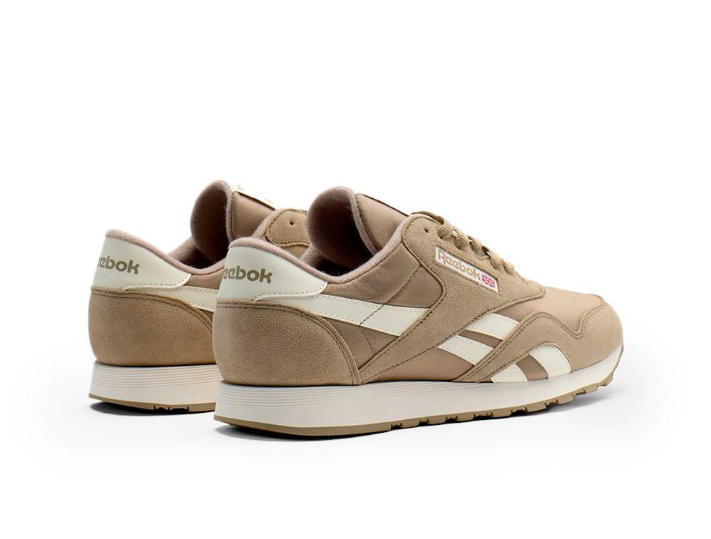 Zapatilla Reebok Classic Nylon Hombre Gris - Blanco-4