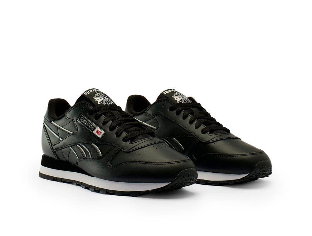 Zapatilla Reebok Cl Leather Hombre Negro-1