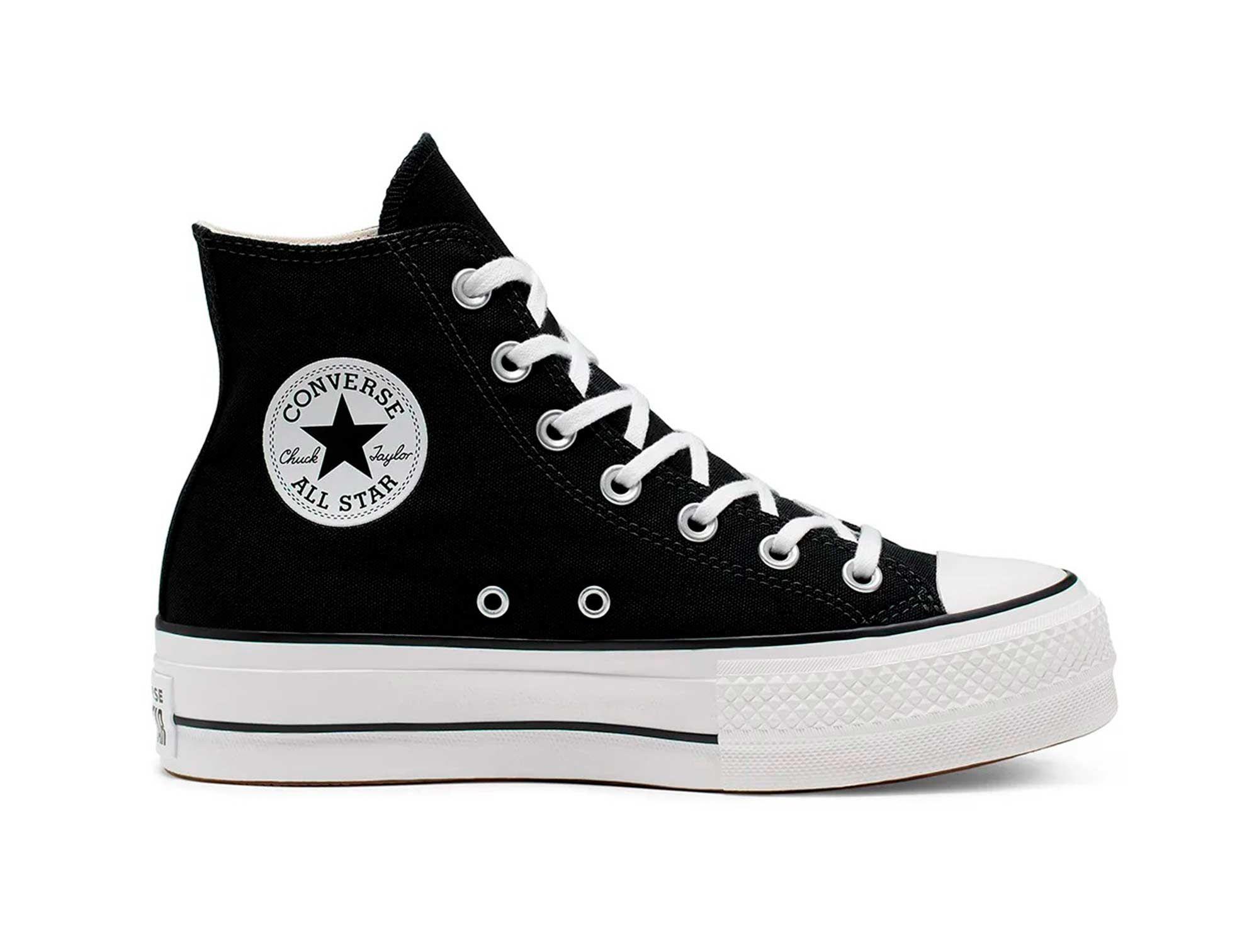 Zapatilla Converse Chuck Taylor Hi Plataforma Mujer Negro-0