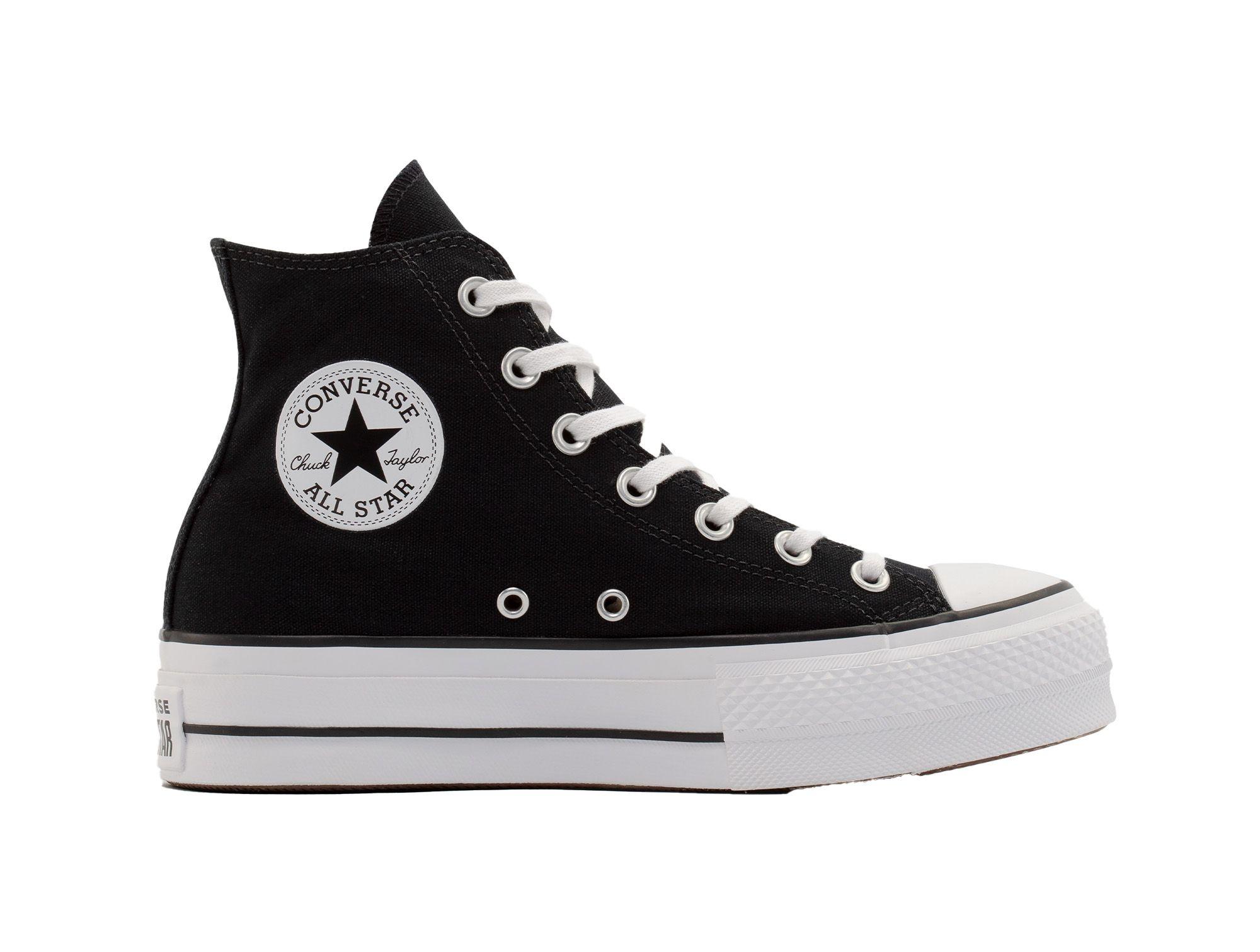 Zapatilla Converse Chuck Taylor Hi Plataforma Mujer Negro-1