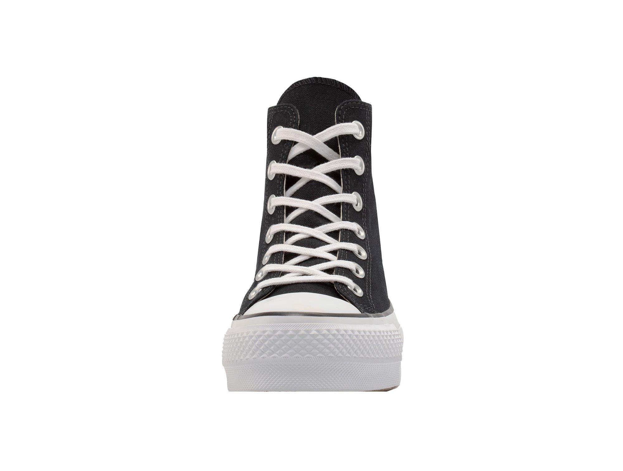 Zapatilla Converse Chuck Taylor Hi Plataforma Mujer Negro-4