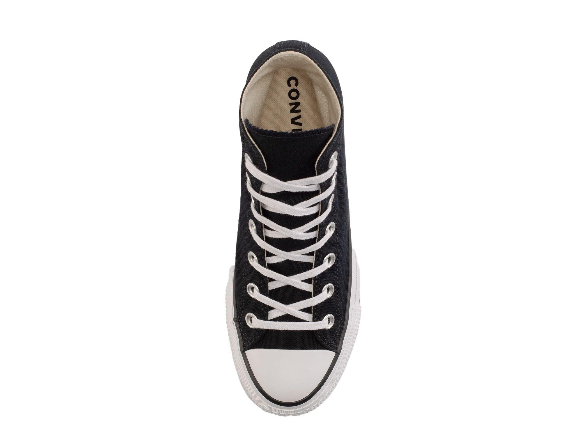 Zapatilla Converse Chuck Taylor Hi Plataforma Mujer Negro-6