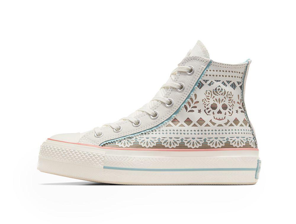 Zapatilla Converse Chuck T Lift Unisex Blanco-2