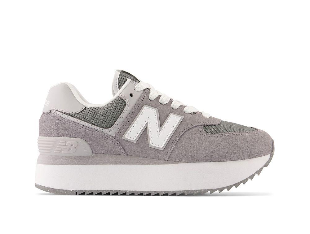Zapatilla New Balance 574 STACKED Mujer Gris-0