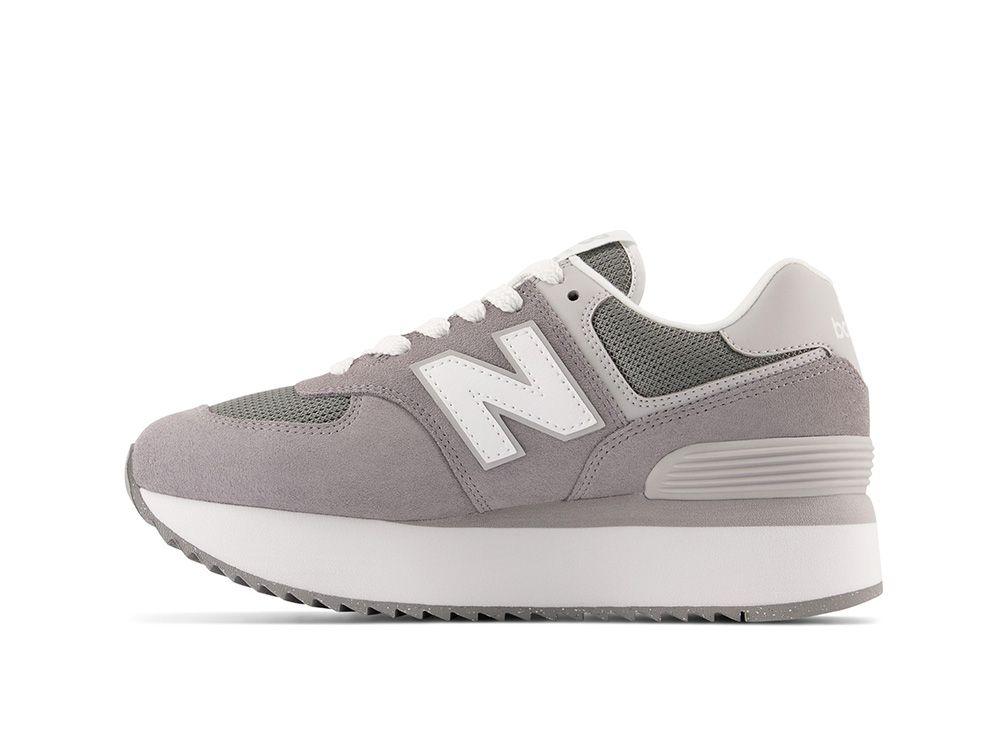 Zapatilla New Balance 574 STACKED Mujer Gris-1