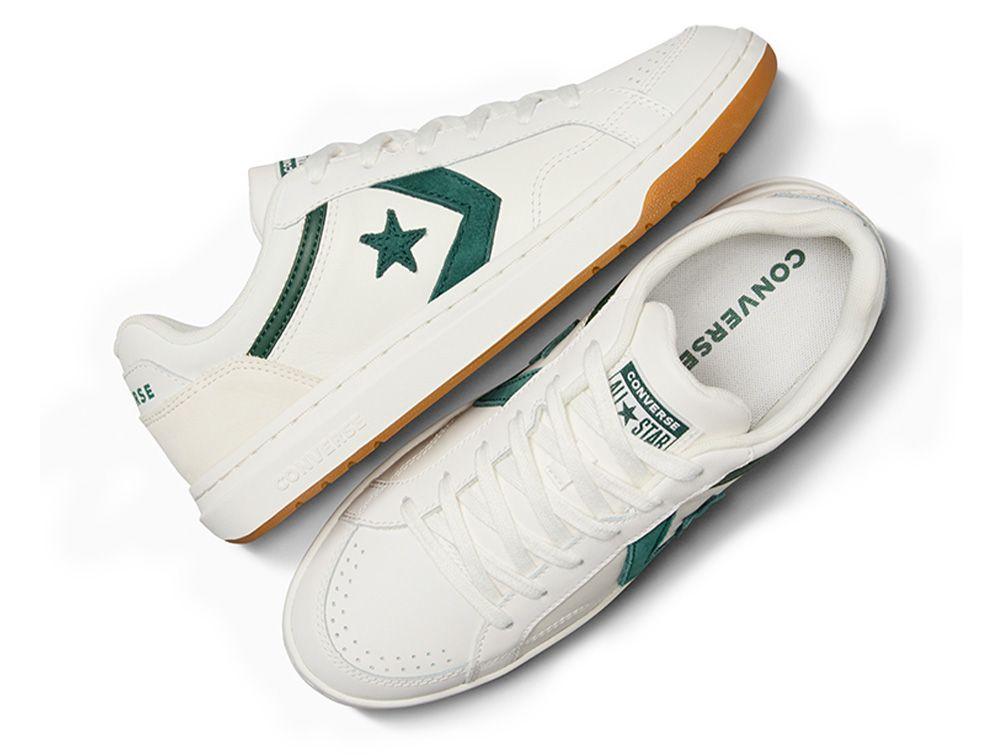 Zapatilla Converse Pro Blaze Classic Hombre Blanco - Verde-2