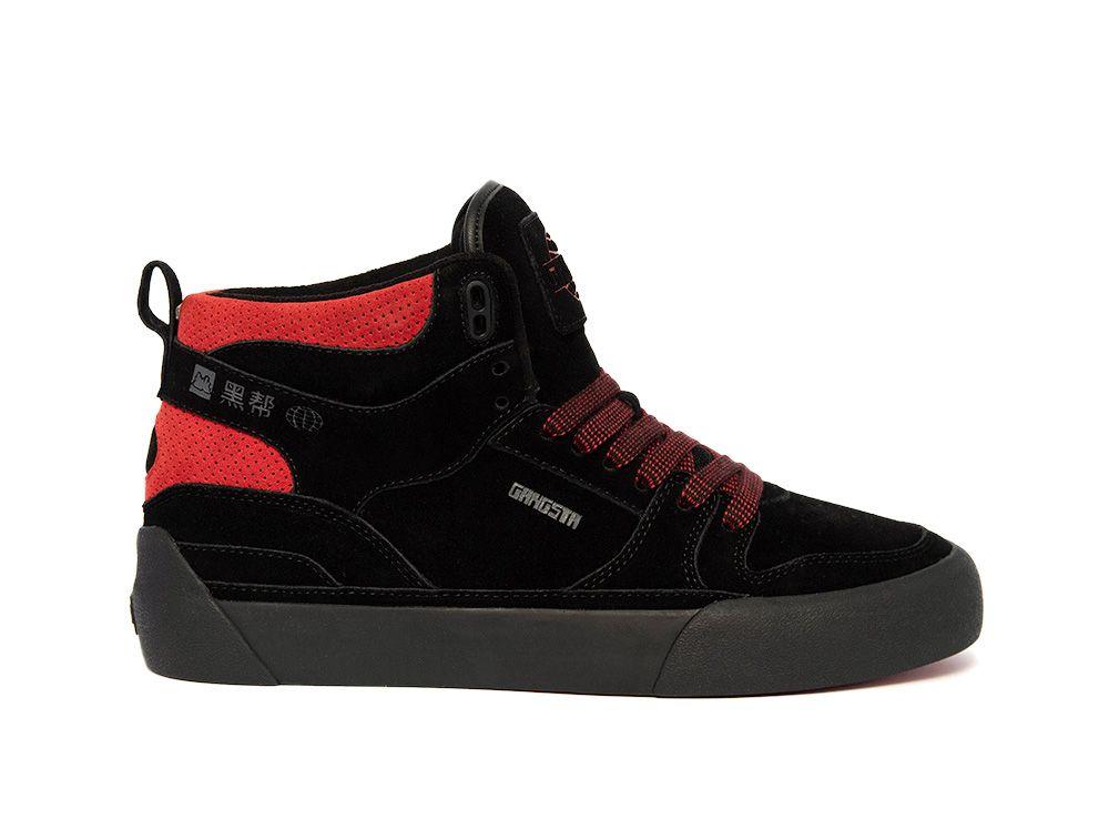 Zapatilla Gangsta Trooper Mid Hombre Negro-0