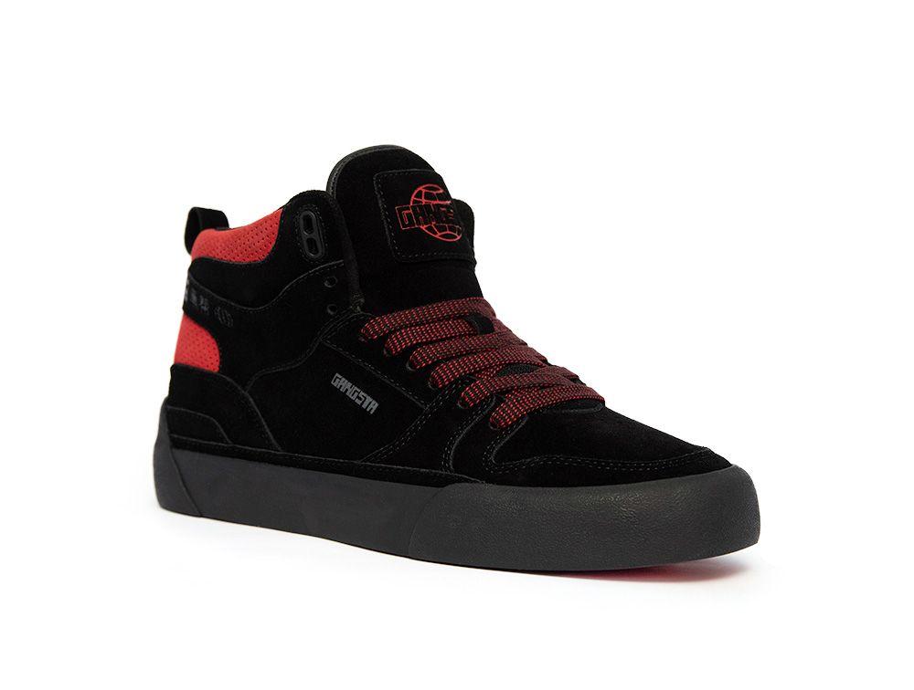 Zapatilla Gangsta Trooper Mid Hombre Negro-1