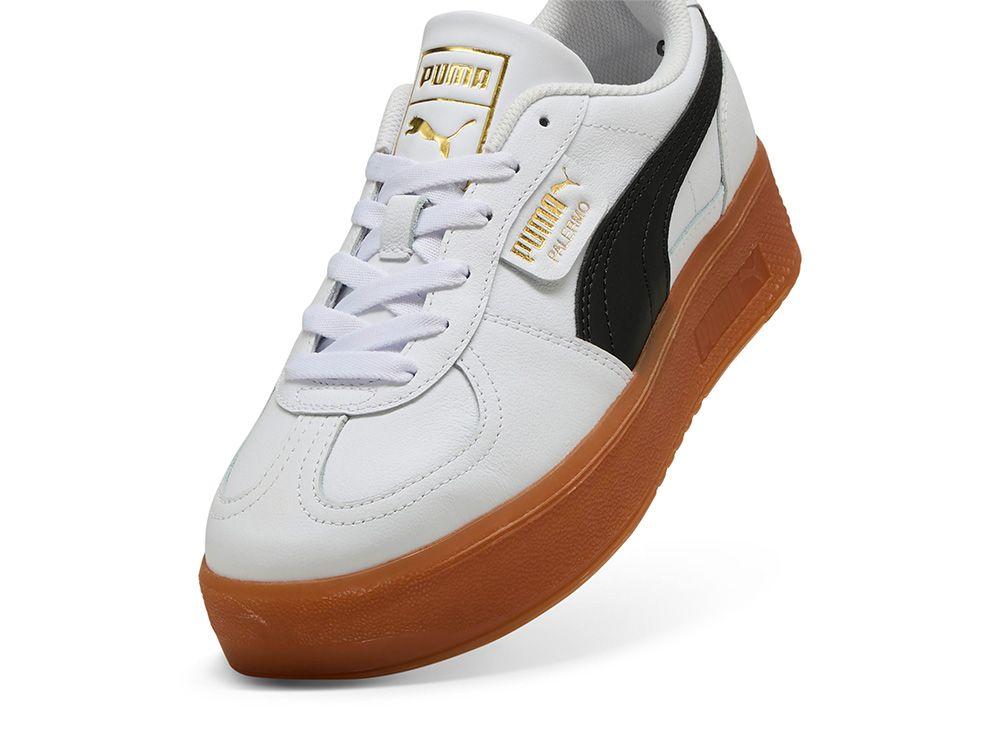Zapatillas Puma Palermo Elevata Lth Mujer Blanco-1