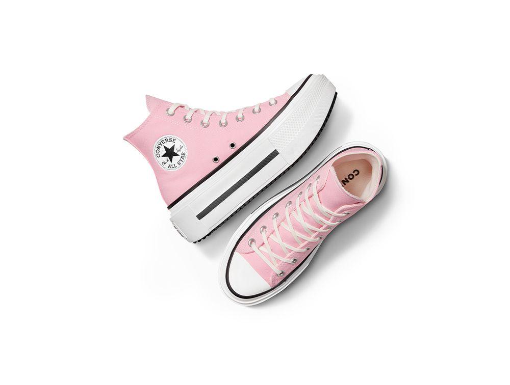 Zapatilla Mujer Converse Chuck Taylor Double Stack Rosado-3