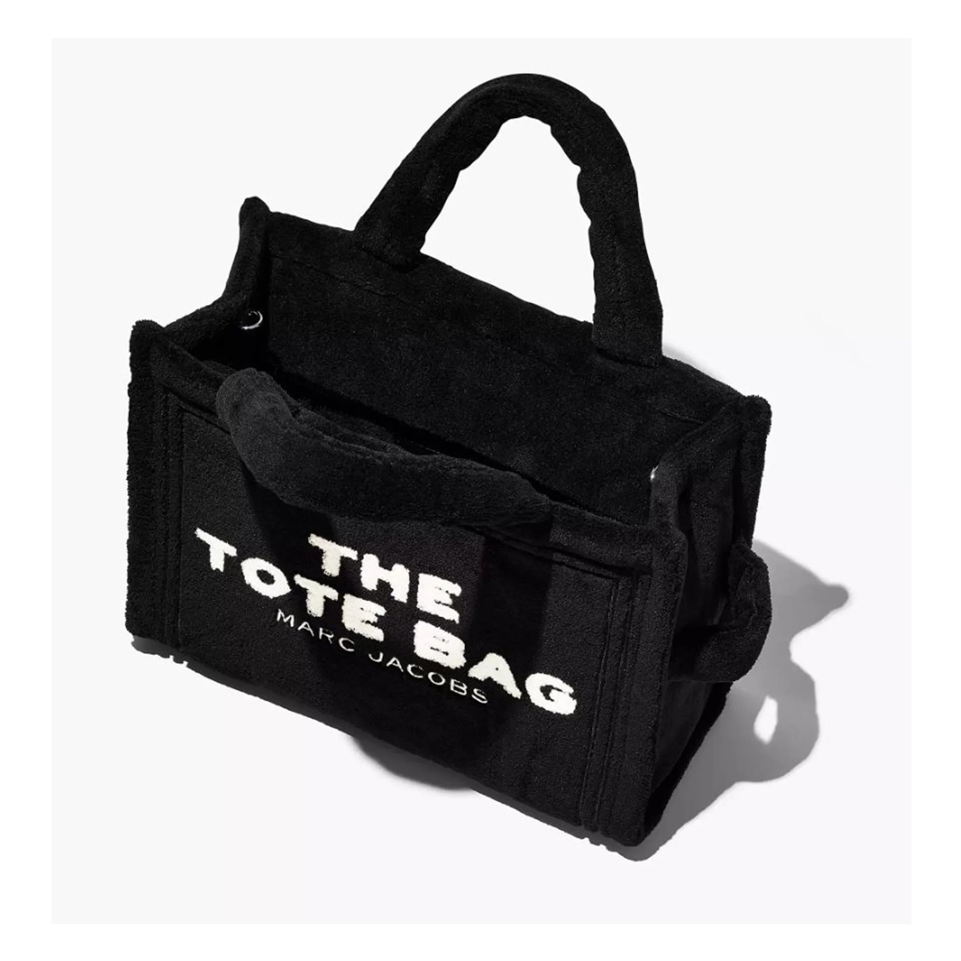 Cartera The Tote Bag Marc Jacobs The Medium Terry Tote Bag In Black-4