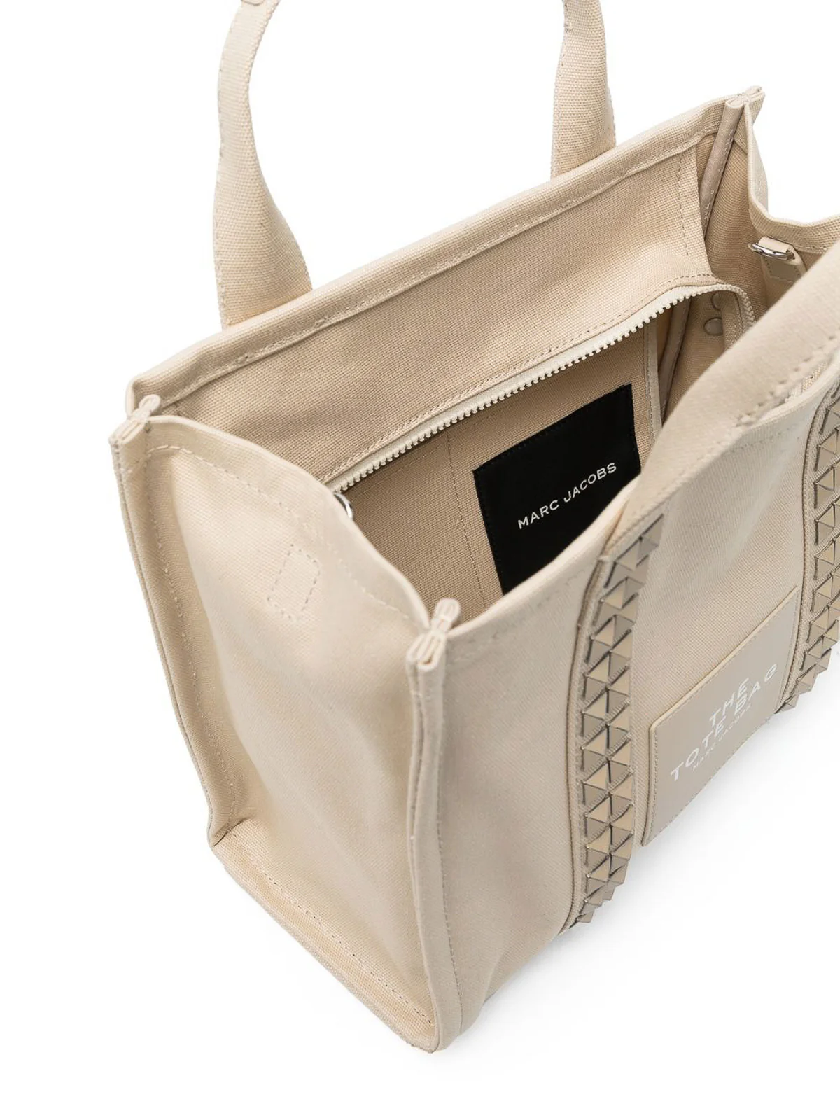 The Studded Tote Bag Marc Jacobs Beige Medium-3
