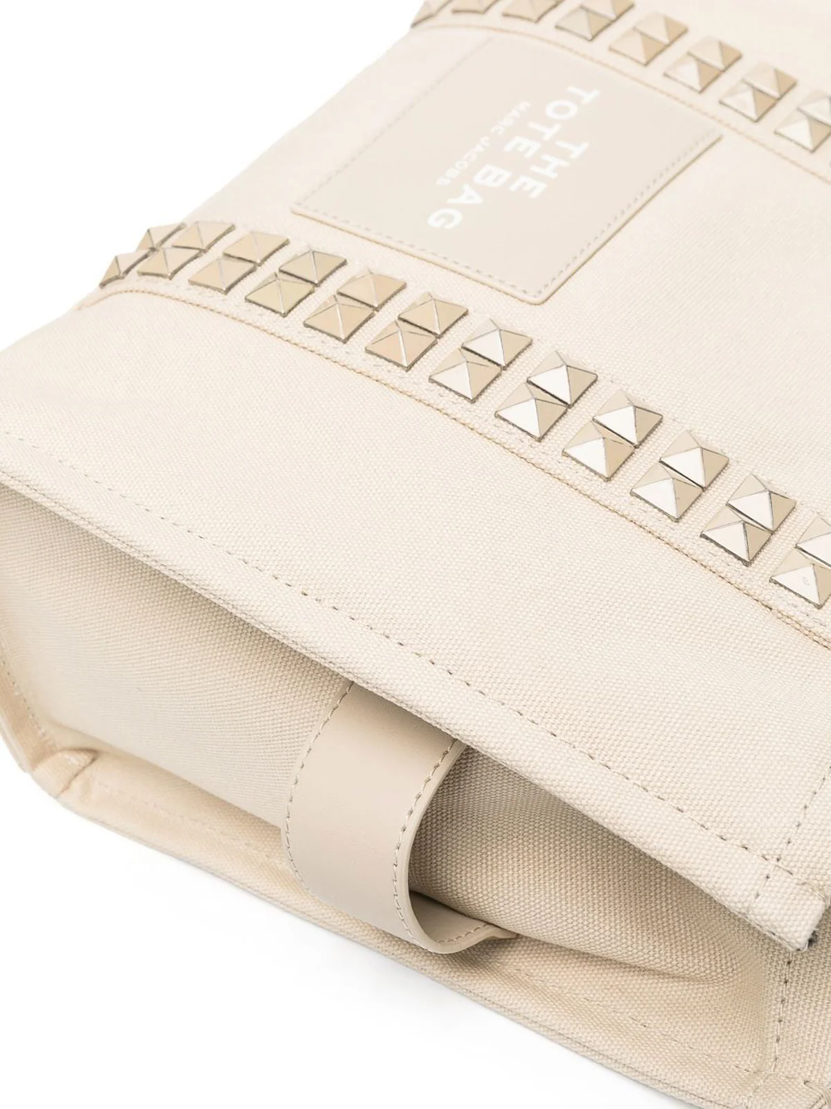 The Studded Tote Bag Marc Jacobs Beige Medium-4