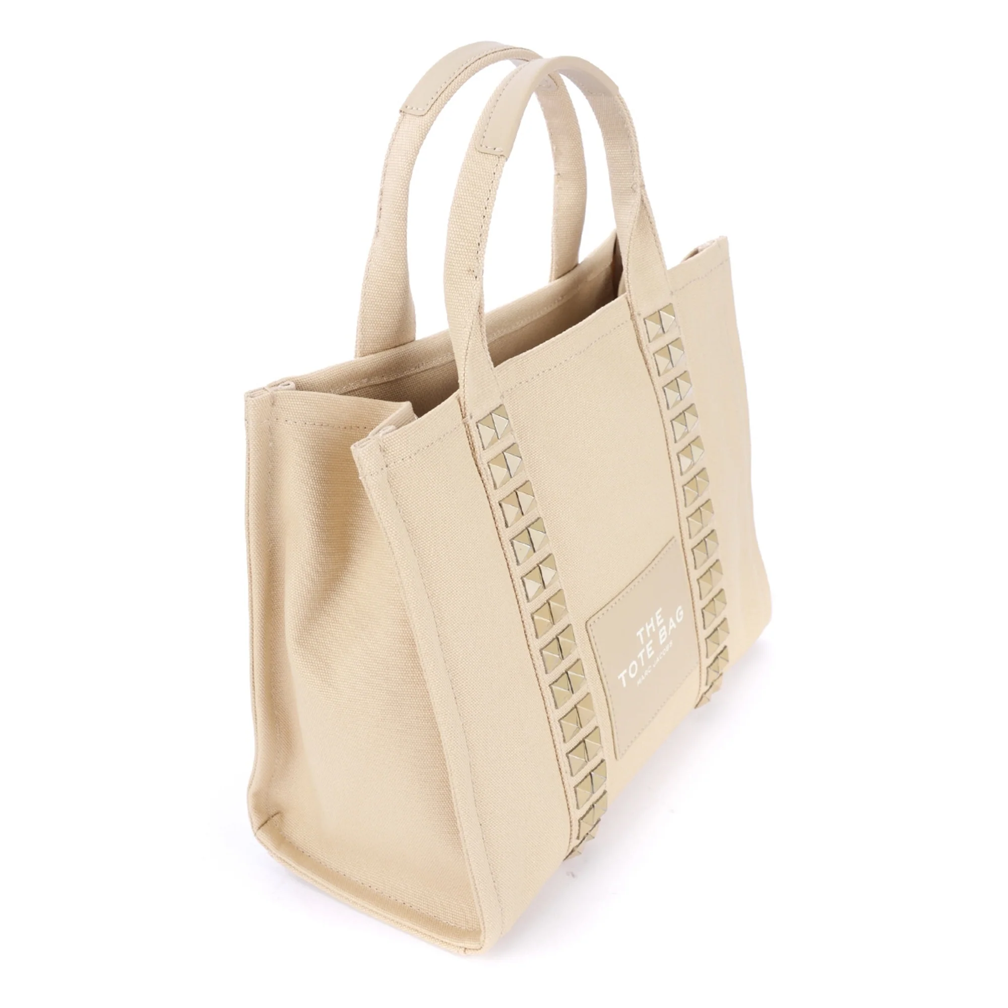 The Studded Tote Bag Marc Jacobs Beige Medium-5
