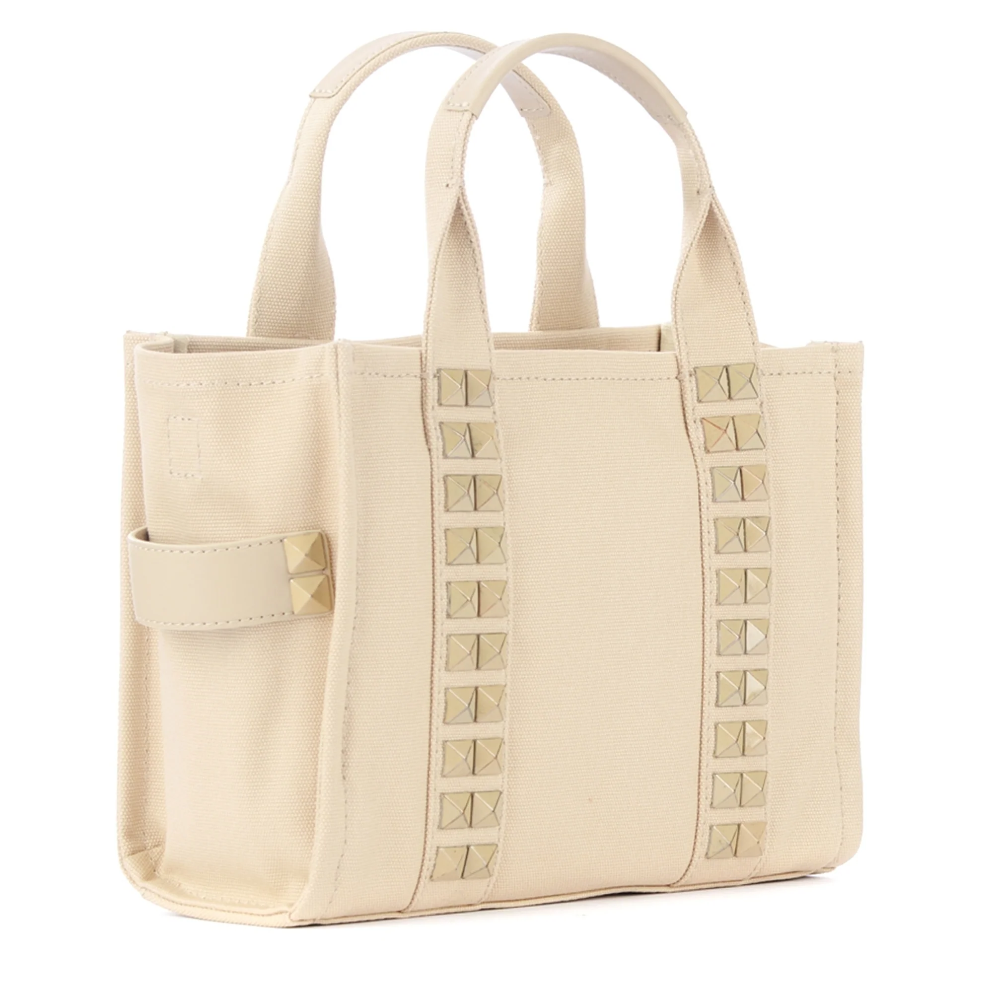The Studded Tote Bag Marc Jacobs Beige Medium-7