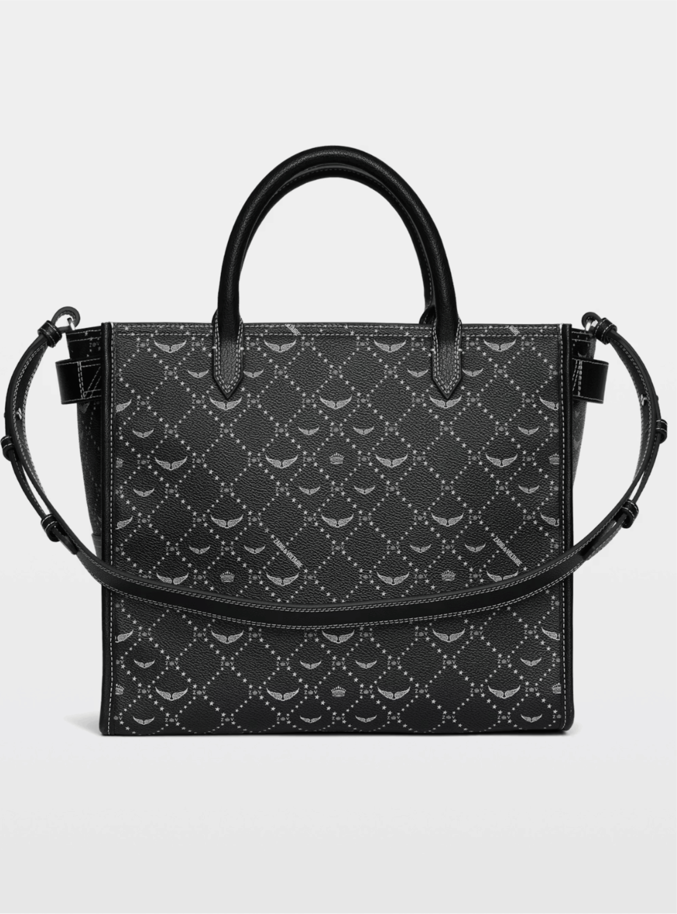 Tote Zadig Voltaire Angel Mono Black-2