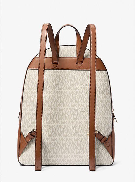 MOCHILA MICHAEL KORS JAYCEE PC VAINILLA CAMEL-3
