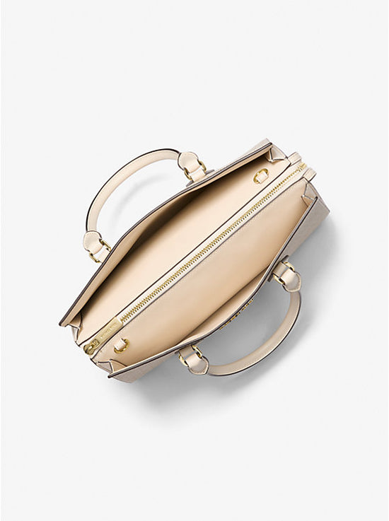 Cartera Michael Kors Sheila Pale Gold-1