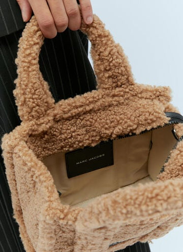 The Teddy Tote Bag Marc Jacobs Small Brown-3