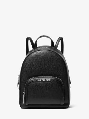 Mochila Michael Kors Jaycee XS Conv Zip Pkt Bkpk Leather Black-0
