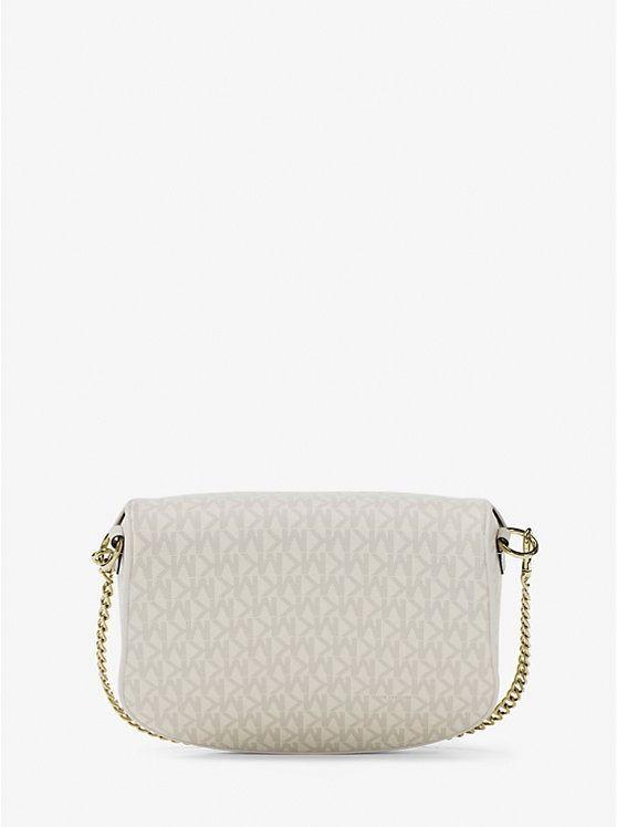 Riñonera Michael Kors Slater Signature Logo Crema Multi-2