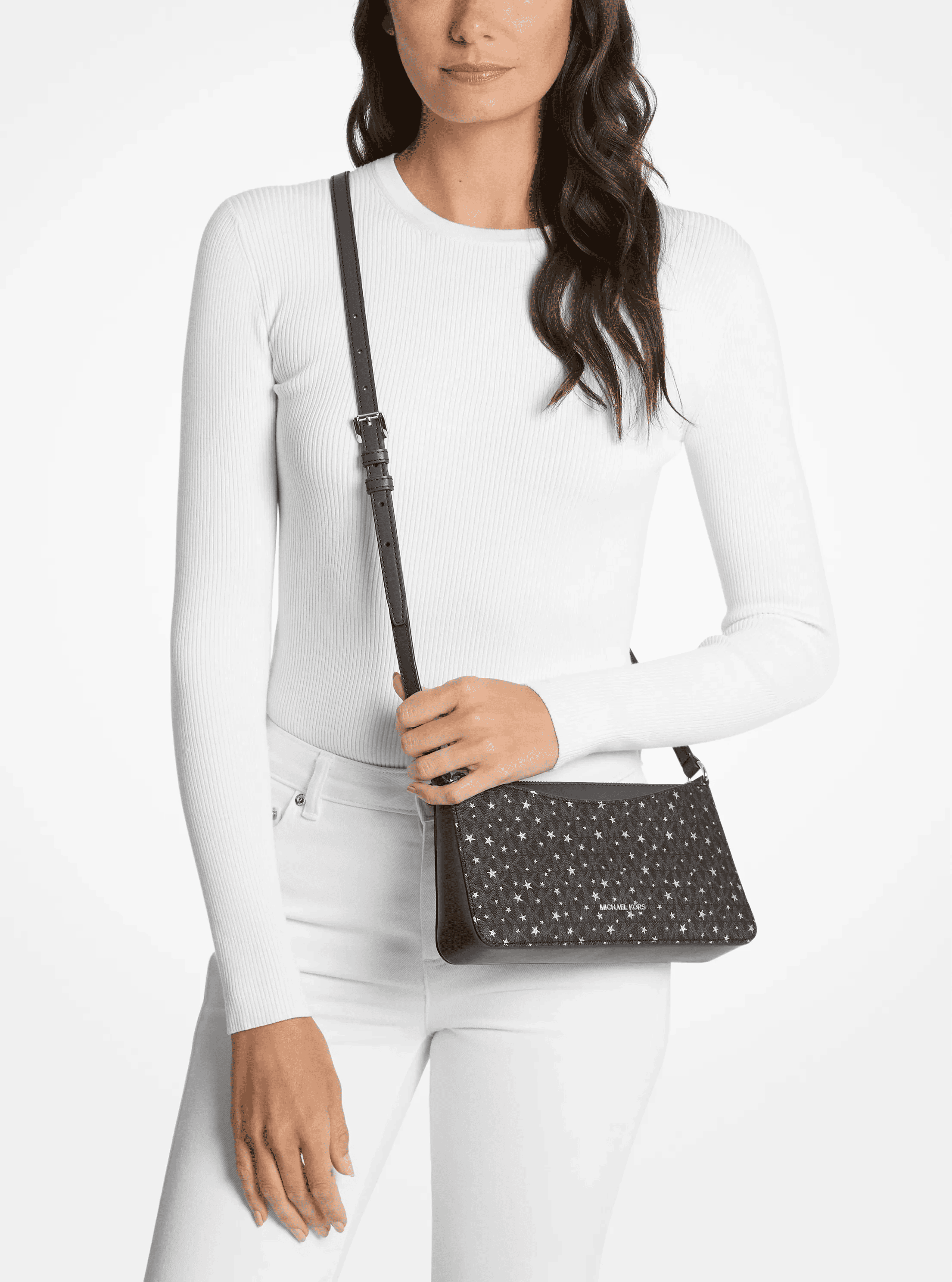 Crossbody Michael Kors Arden Stars Black-2