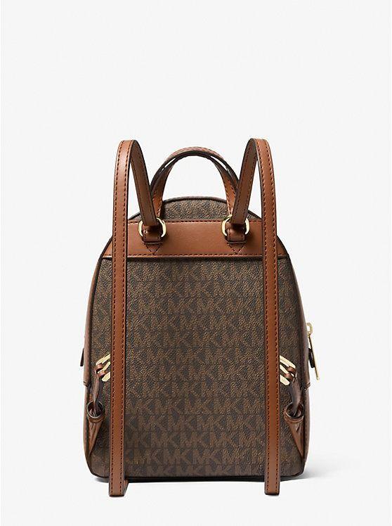 Mochila Michael Kors Jaycee XS Conv Zip Pkt Bkpk Leather Café-4