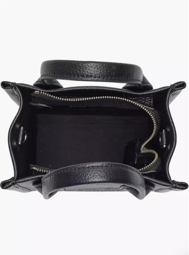 The Pebble Leather Standard Supply Tote Marc Jacobs Small Black-2