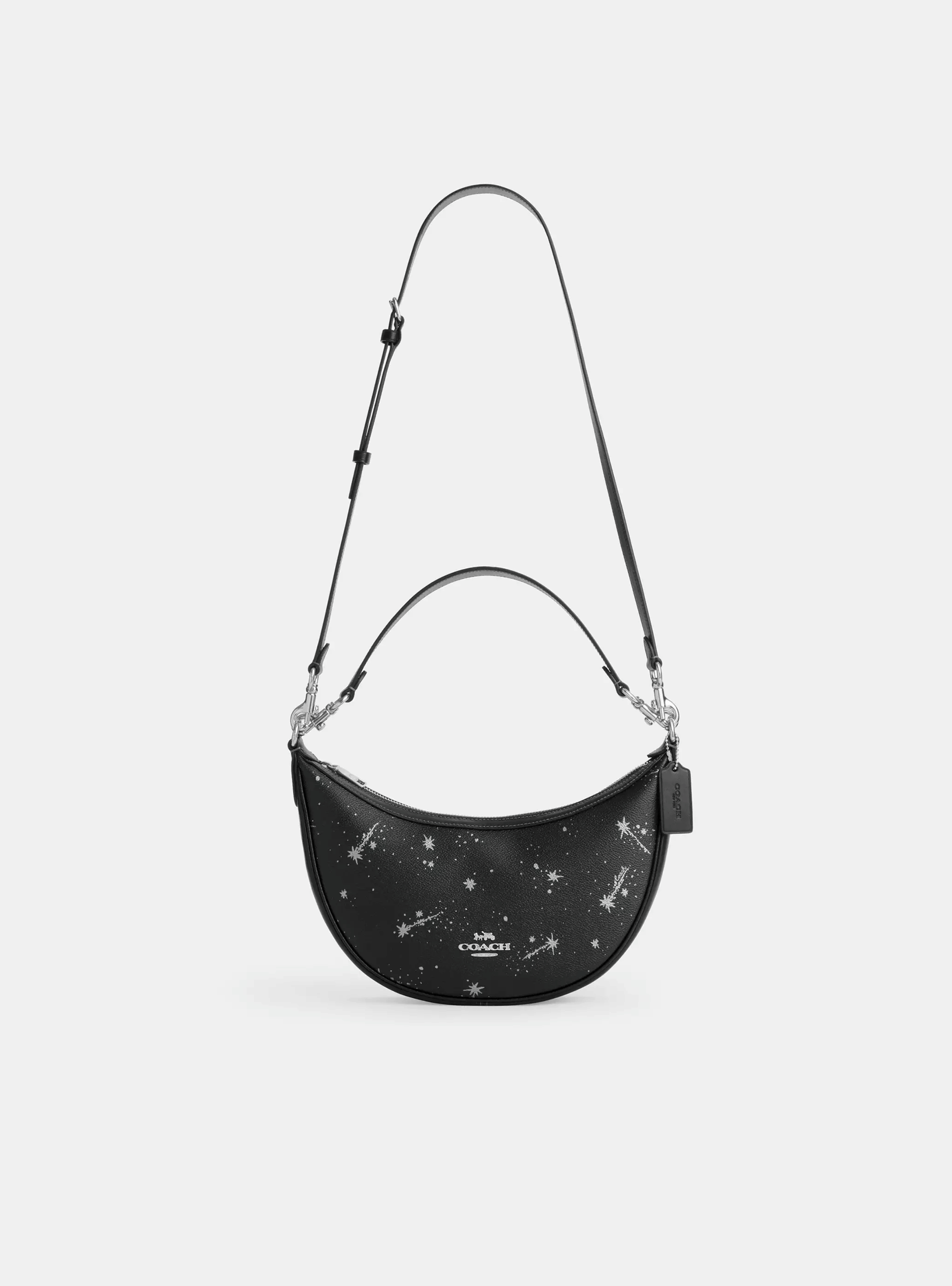 Crossbody Coach Aria Star Print Black-5