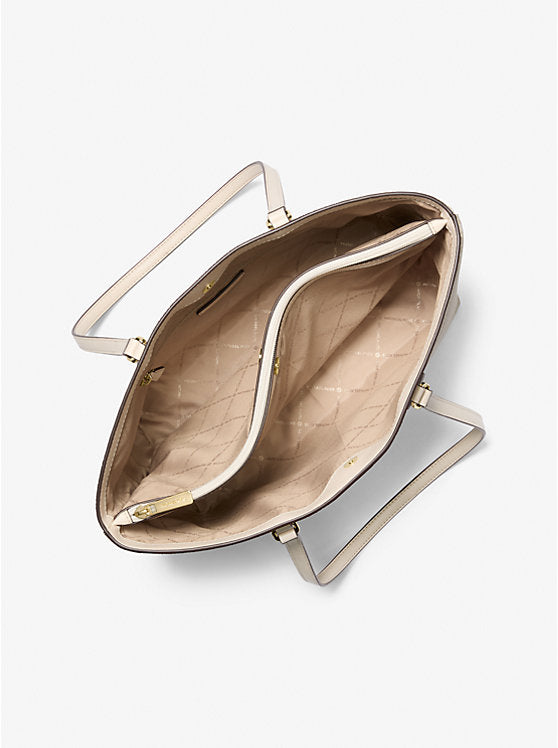 Cartera Tote Michael Kors Sheila Large Pale Gold-1