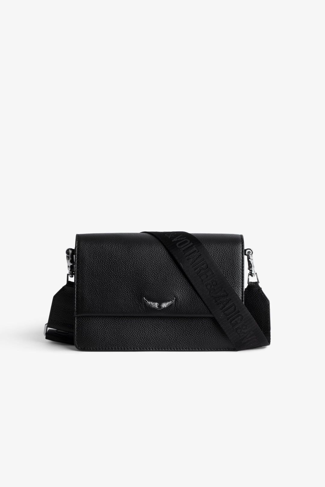 Cartera Zadig&Voltaire lolita wings grained leather black-0