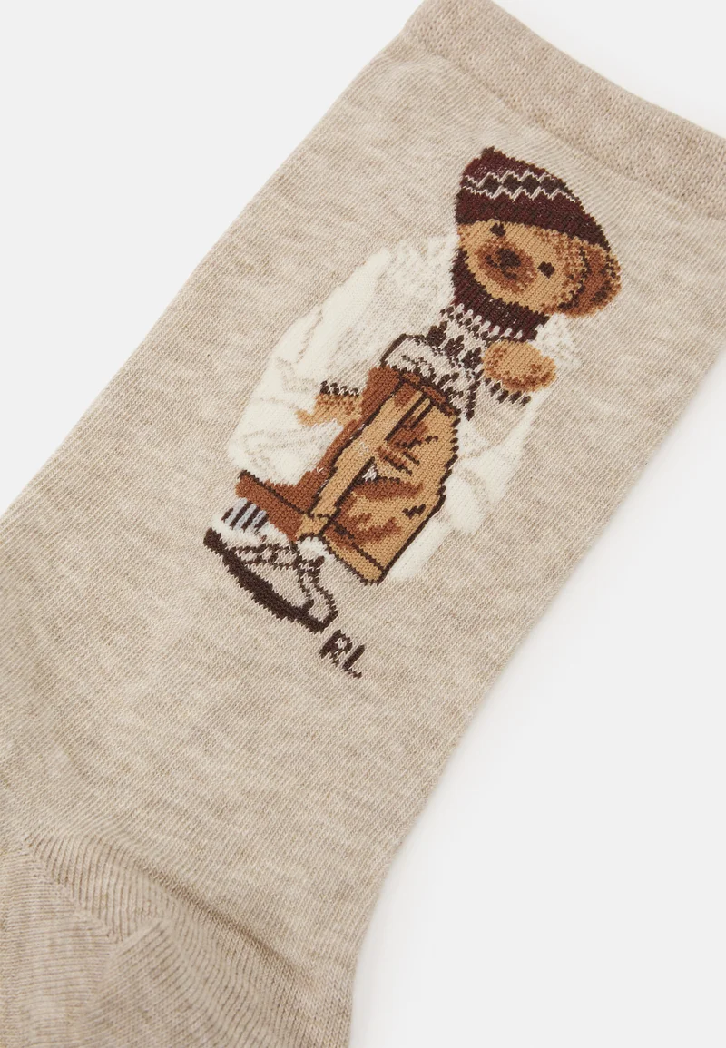 Calcetines Polo Bear Ralph Lauren Brown-1