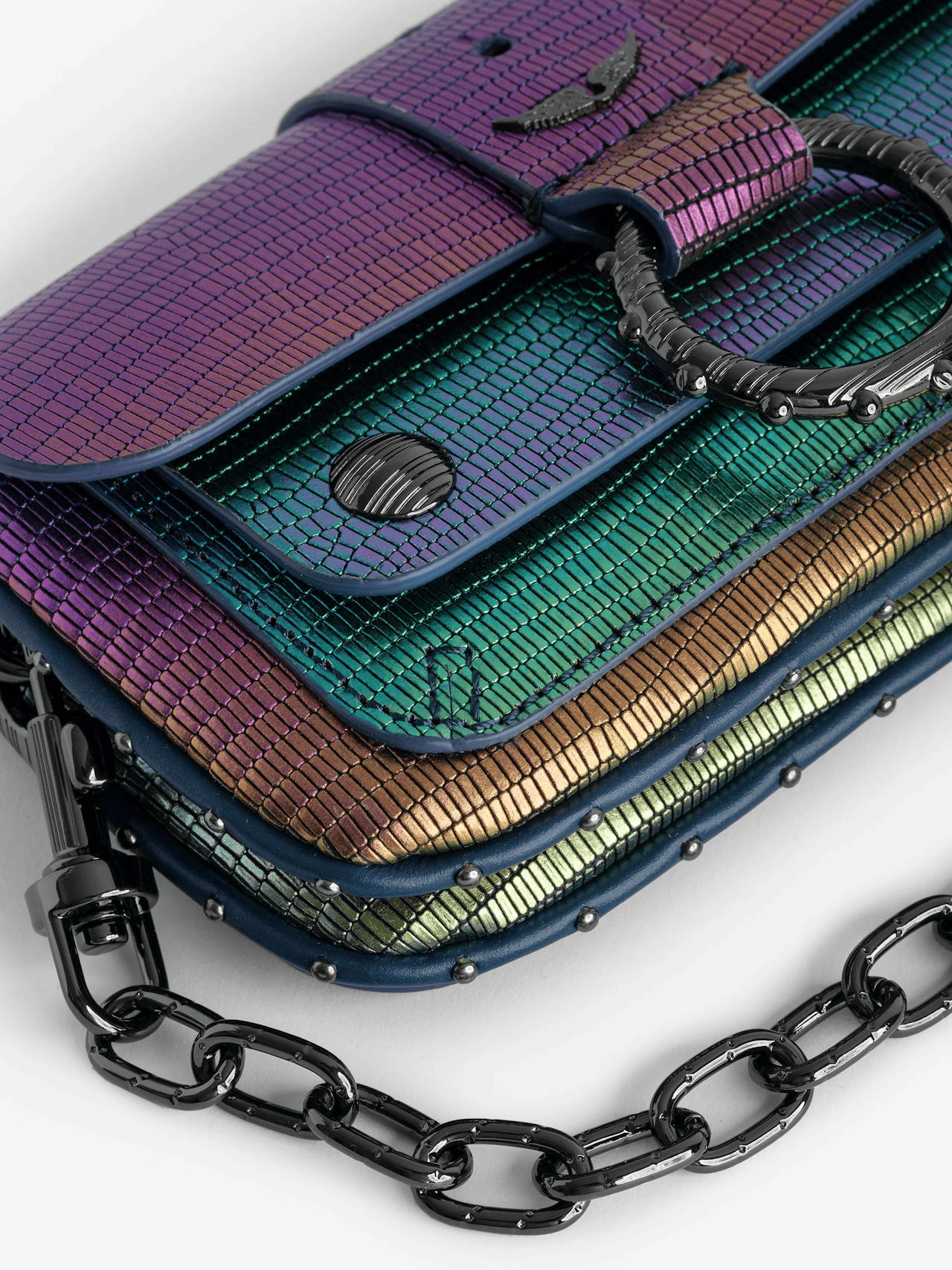 Cartera Zadig Voltaire Kate Wallet Metal Multi-2